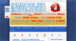 Desktop Screenshot of info-immobilier-rive-nord.com